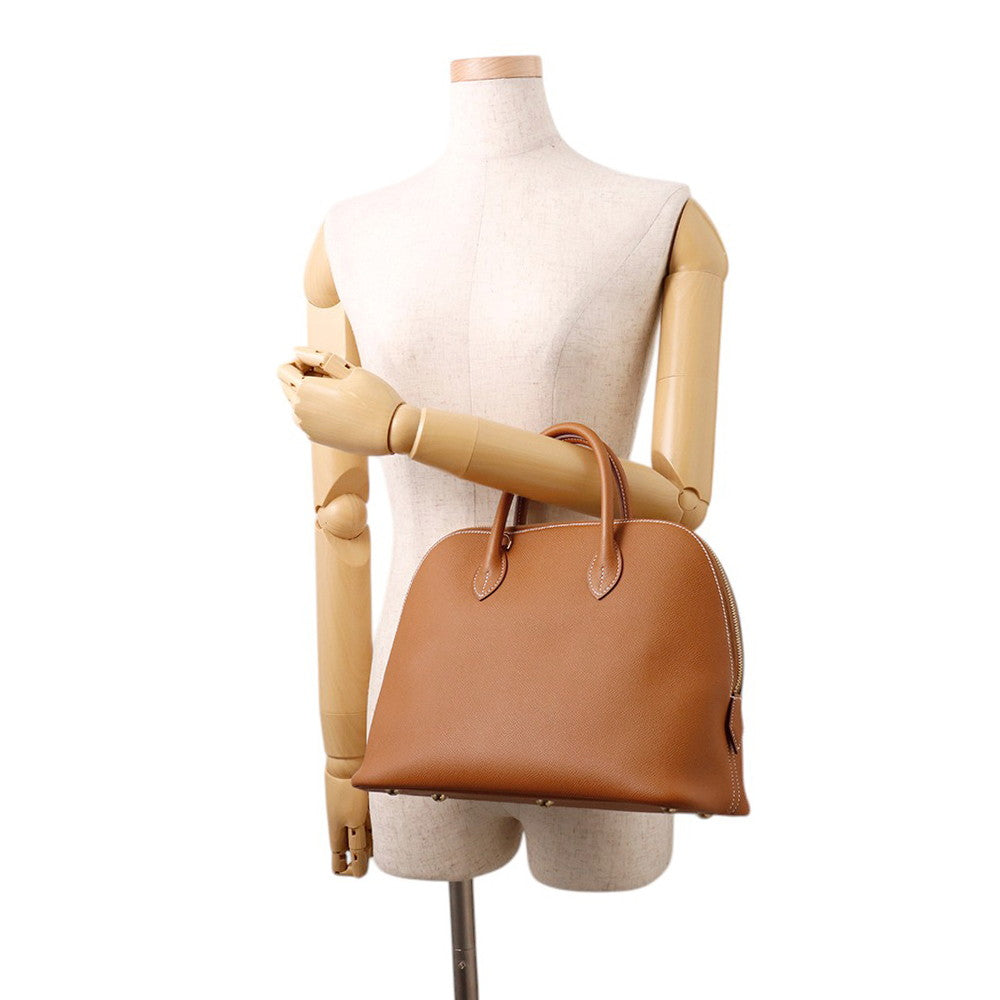 HERMES Bolide 1923 Gold Epsom Size 30