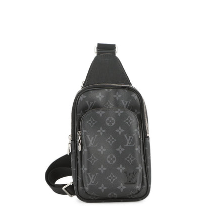 LOUIS VUITTON Avenue Sling Bag NoirM47137 Monogram Eclipse Size PM