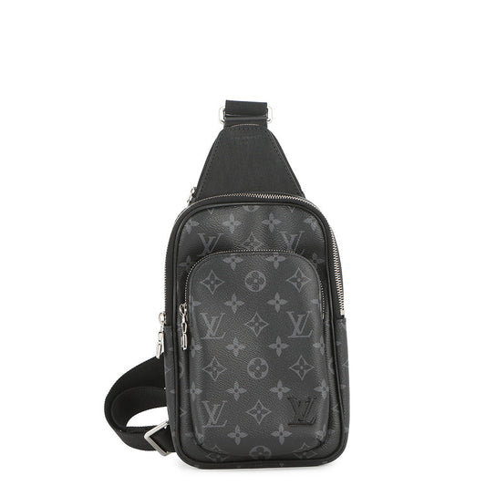 LOUIS VUITTON Avenue Sling Bag NoirM47137 Monogram Eclipse Size PM