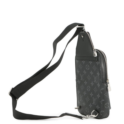 LOUIS VUITTON Avenue Sling Bag NoirM47137 Monogram Eclipse Size PM
