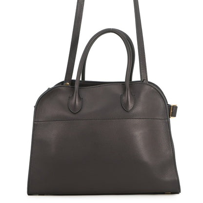 The Row Soft Margaux BlackW1586L72BLSG Leather Size 12