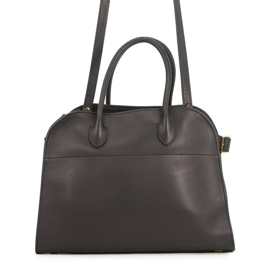 The Row Soft Margaux BlackW1586L72BLSG Leather Size 12