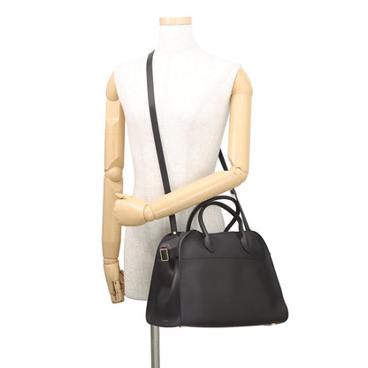 The Row Soft Margaux BlackW1586L72BLSG Leather Size 12