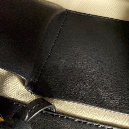 The Row Soft Margaux BlackW1586L72BLSG Leather Size 12