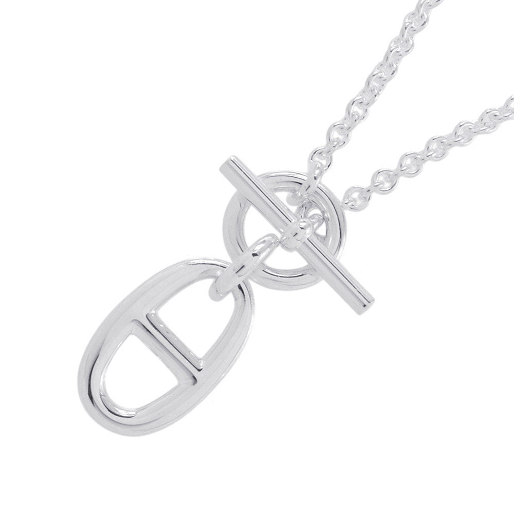 HERMES Chaine d'Ancre Amulette Necklace SV925
