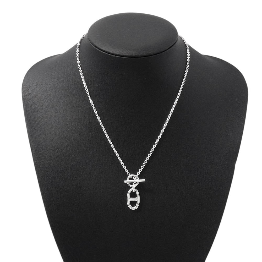 HERMES Chaine d'Ancre Amulette Necklace SV925