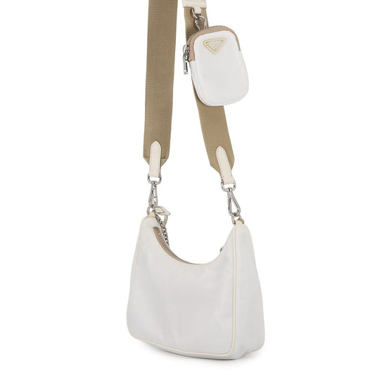 PRADA Re-NylonBag White1BH204 Nylon