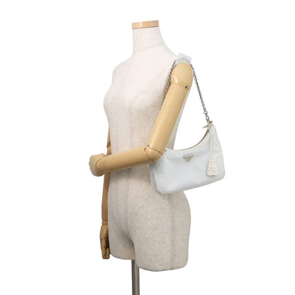 PRADA Re-NylonBag White1BH204 Nylon