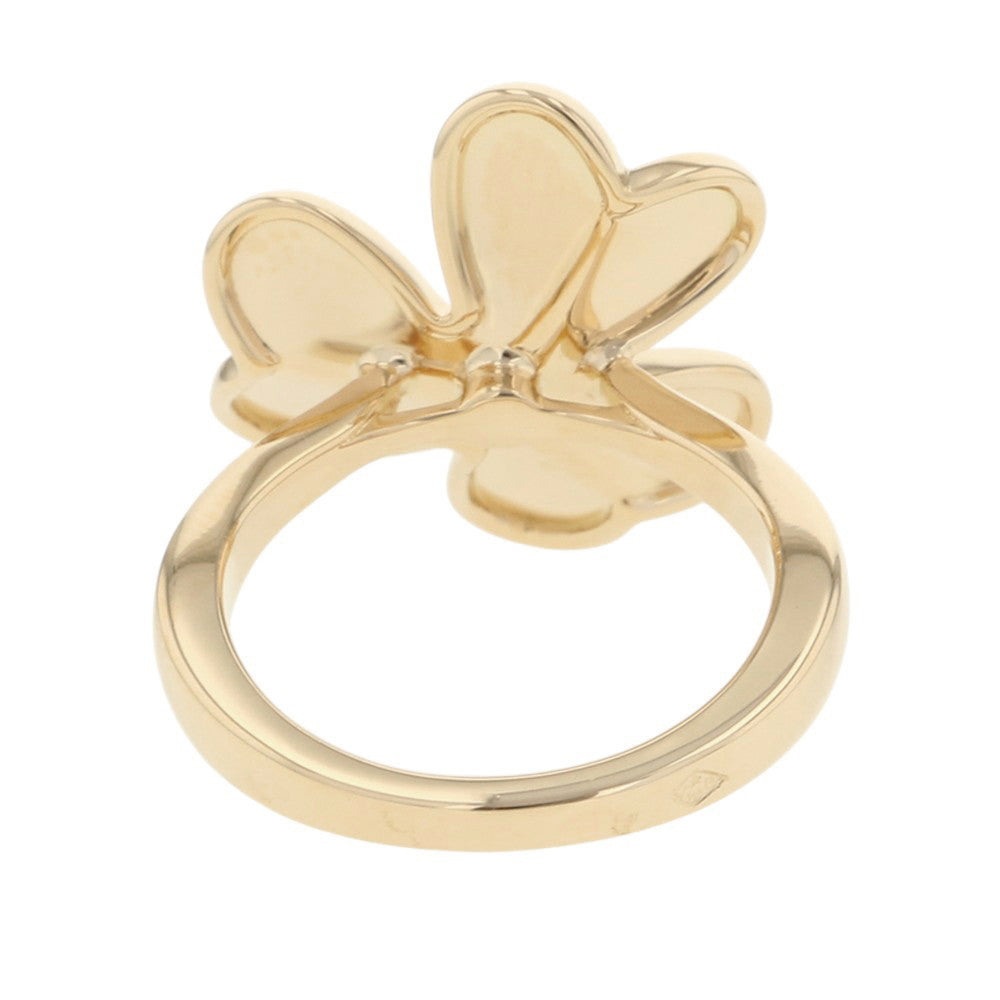Van Cleef & Arpels Frivole Ring 1 flower Size Small 42/#2VCARP2DS42/VCARP2DS00 18K Yellow Gold