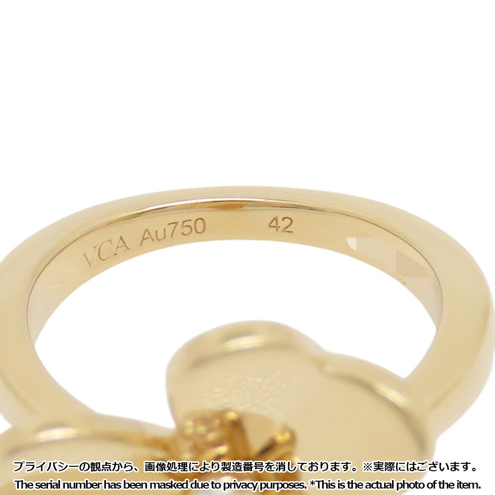 Van Cleef & Arpels Frivole Ring 1 flower Size Small 42/#2VCARP2DS42/VCARP2DS00 18K Yellow Gold