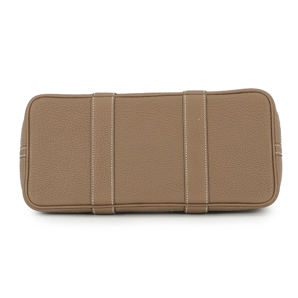HERMES Garden Party Etoupe Negonda Leather Size TPM