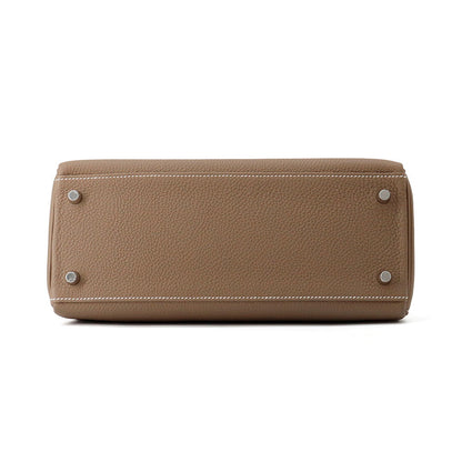 HERMES Kelly Retourne Etoupe Togo Leather Size 28