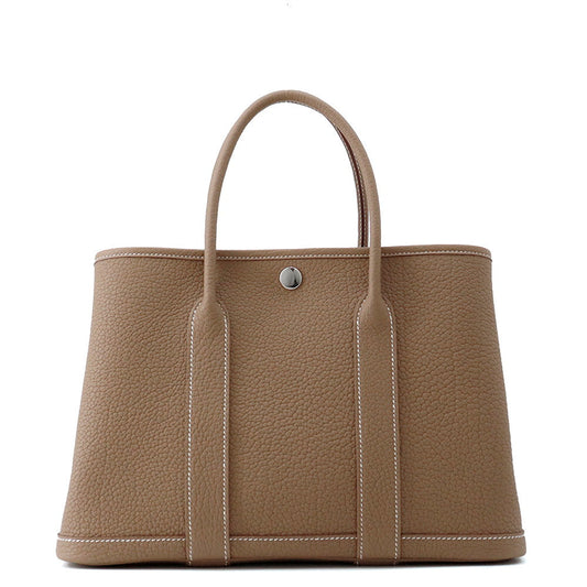 HERMES Garden Party Etoupe Negonda Leather Size TPM