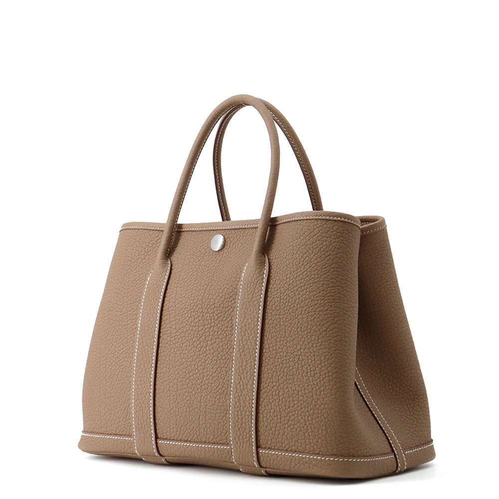 HERMES Garden Party Etoupe Negonda Leather Size TPM