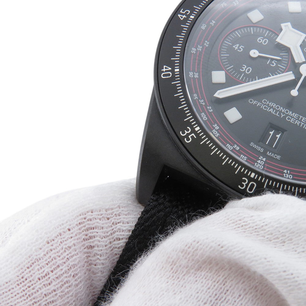 TUDOR Pelagos FXD Chrono W43mm BlackCarbon Fabric Black DialM25827KN-0001