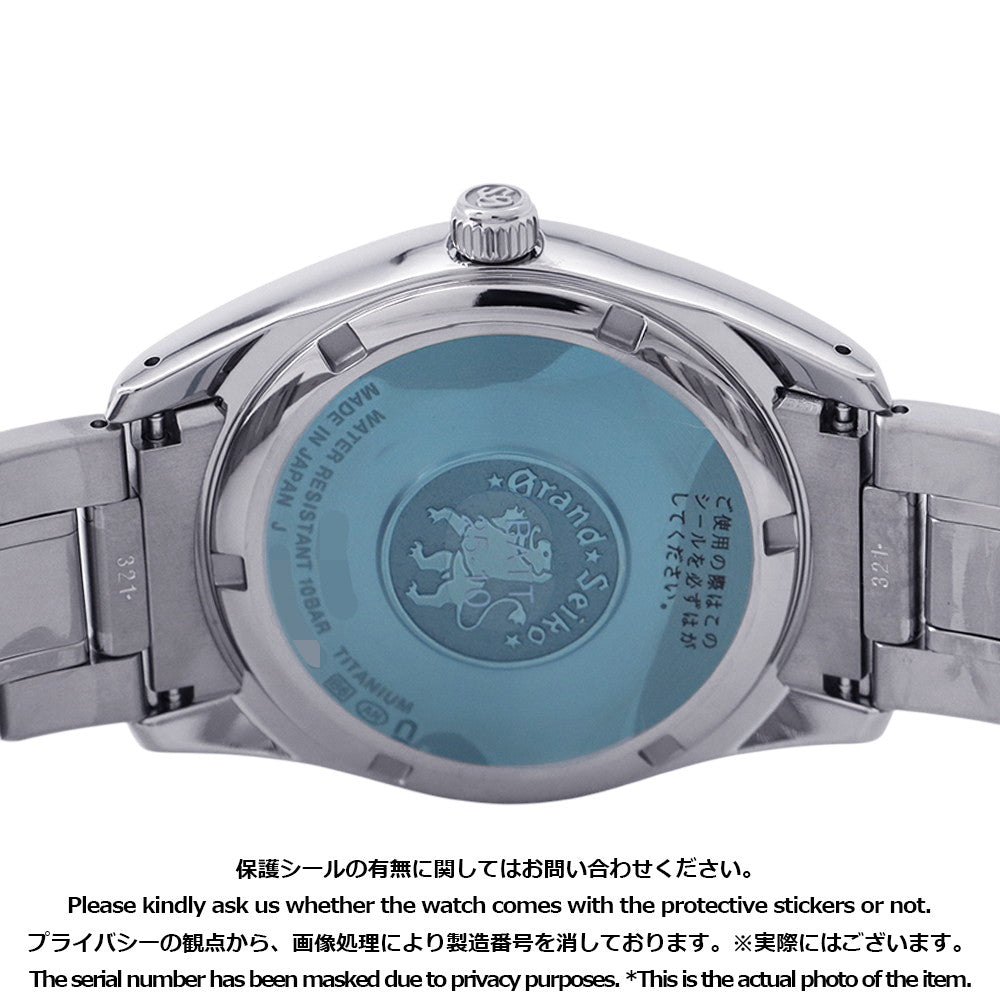 SEIKO Grand SEIKO Heritage Collection W37mm TI Light Blue DialSBGX357