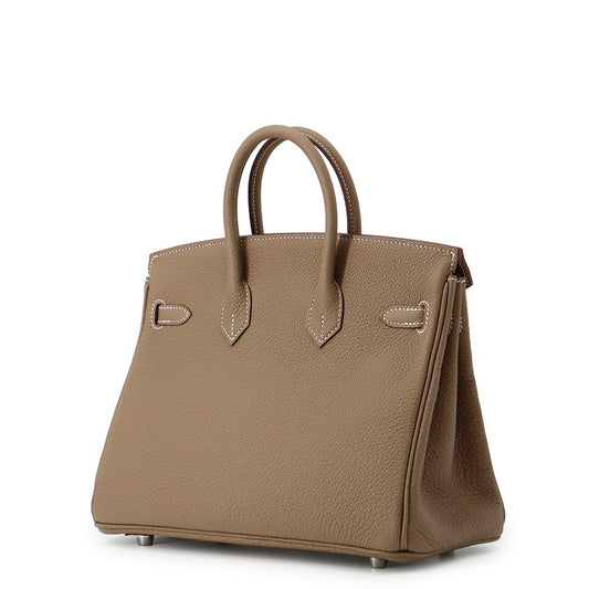 HERMES Birkin Etoupe Togo Leather Size 25
