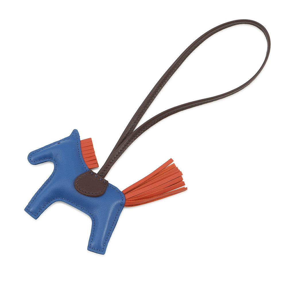 HERMES Rodeo Blue France/Carnelian/RougeSellier Lambskin Size PM