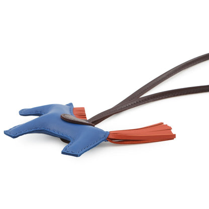 HERMES Rodeo Blue France/Carnelian/RougeSellier Lambskin Size PM