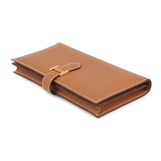HERMES Beansufla Gold Veau Madame