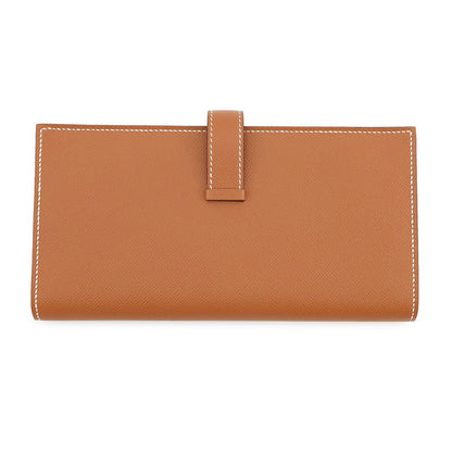 HERMES Beansufla Gold Veau Madame