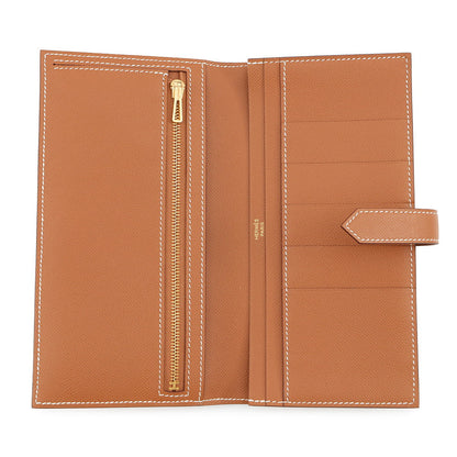 HERMES Beansufla Gold Veau Madame