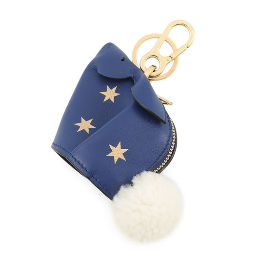 LOEWE Bunny Stars Animal Bag Charm Blue/Gold199.30ST40 Leather