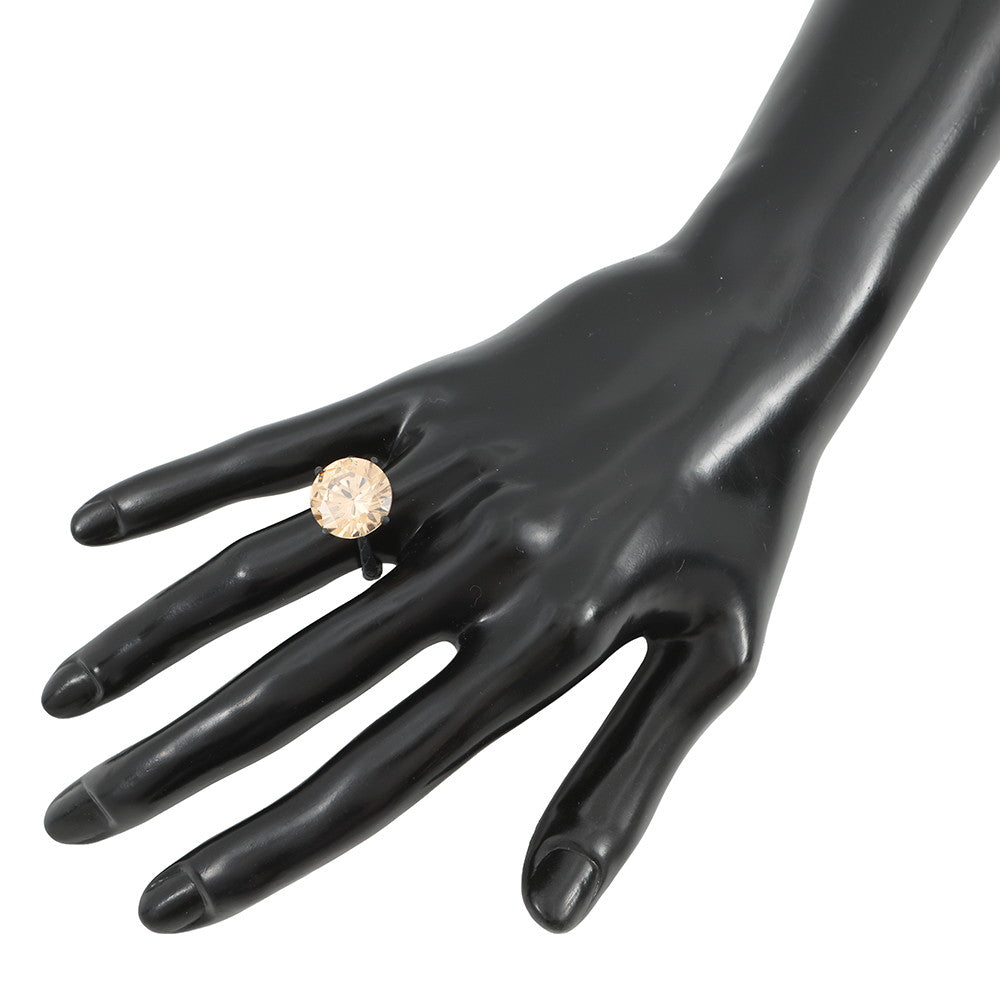 Bottega Veneta Round Cut Ring Size 13 SV925 Color Stone