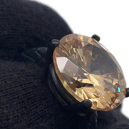 Bottega Veneta Round Cut Ring Size 13 SV925 Color Stone