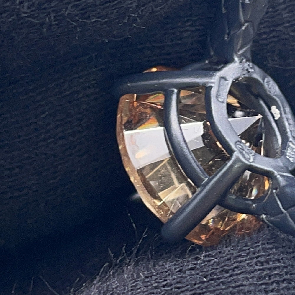 Bottega Veneta Round Cut Ring Size 13 SV925 Color Stone