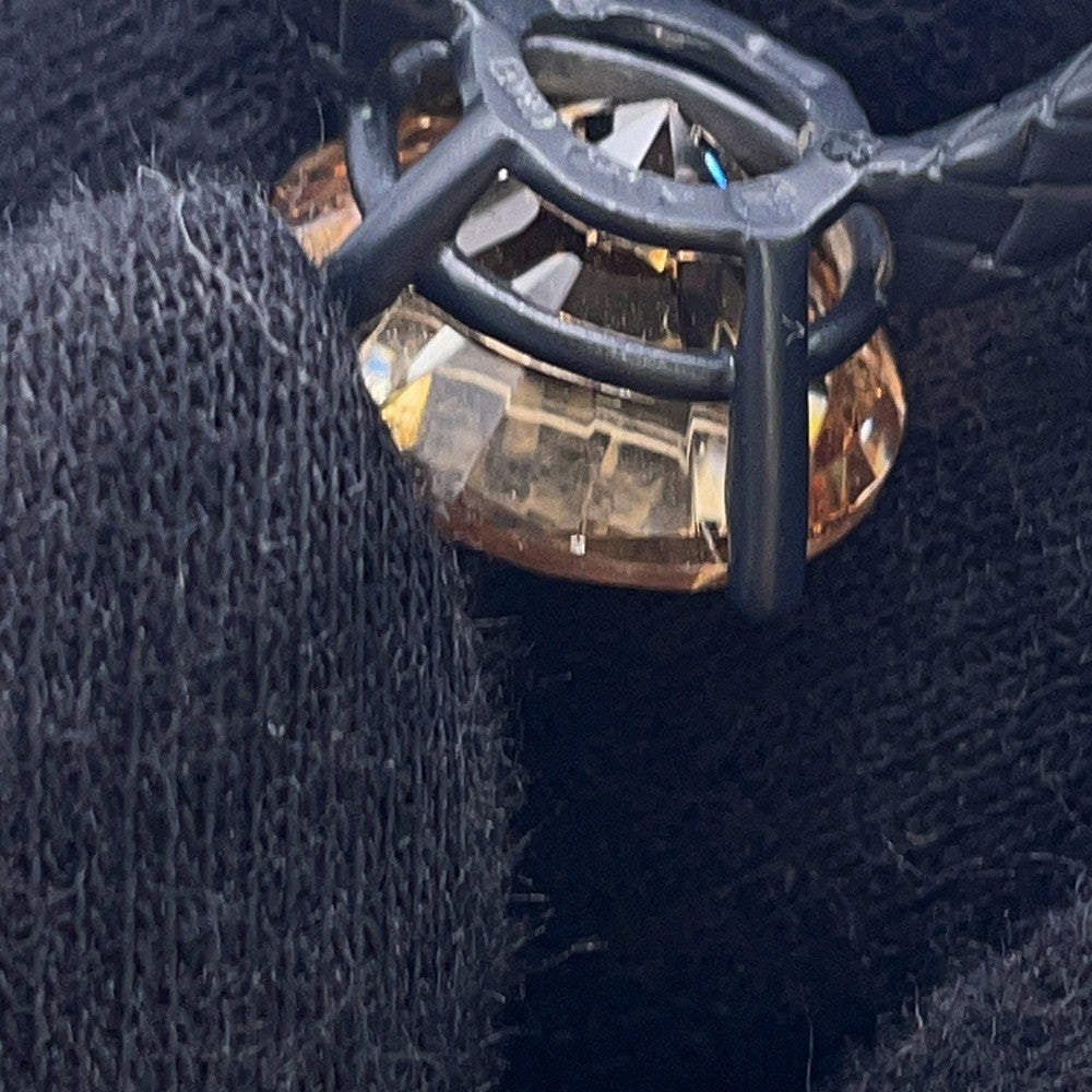 Bottega Veneta Round Cut Ring Size 13 SV925 Color Stone
