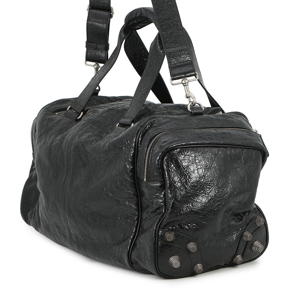 BALENCIAGA Lucagol Duffle Bag Black792465 Leather