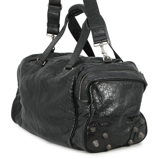 BALENCIAGA Lucagol Duffle Bag Black792465 Leather