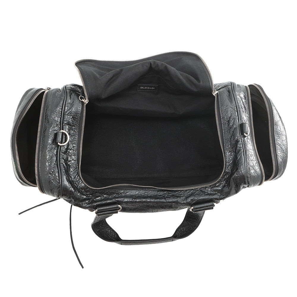 BALENCIAGA Lucagol Duffle Bag Black792465 Leather