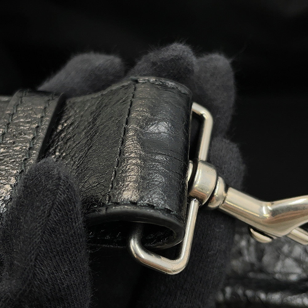 BALENCIAGA Lucagol Duffle Bag Black792465 Leather