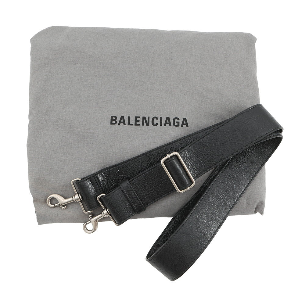 BALENCIAGA Lucagol Duffle Bag Black792465 Leather