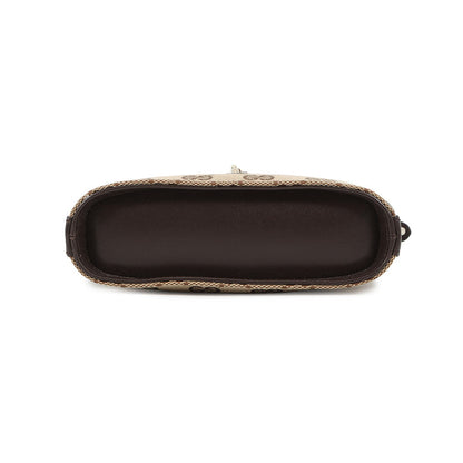 GUCCI Mini bucket Beige/Brown782919 GG Canvas Leather
