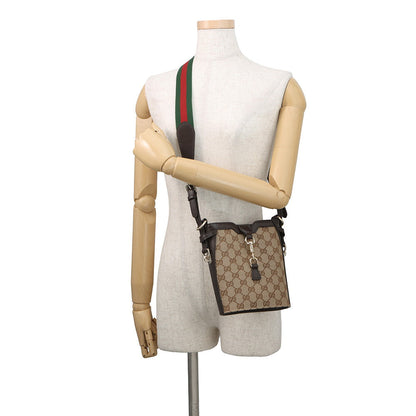 GUCCI Mini bucket Beige/Brown782919 GG Canvas Leather