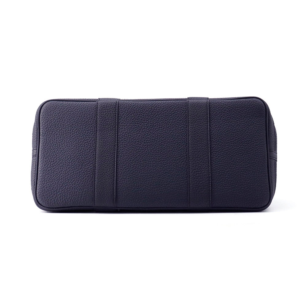 HERMES Garden Party Blue Indigo Negonda Leather Size PM
