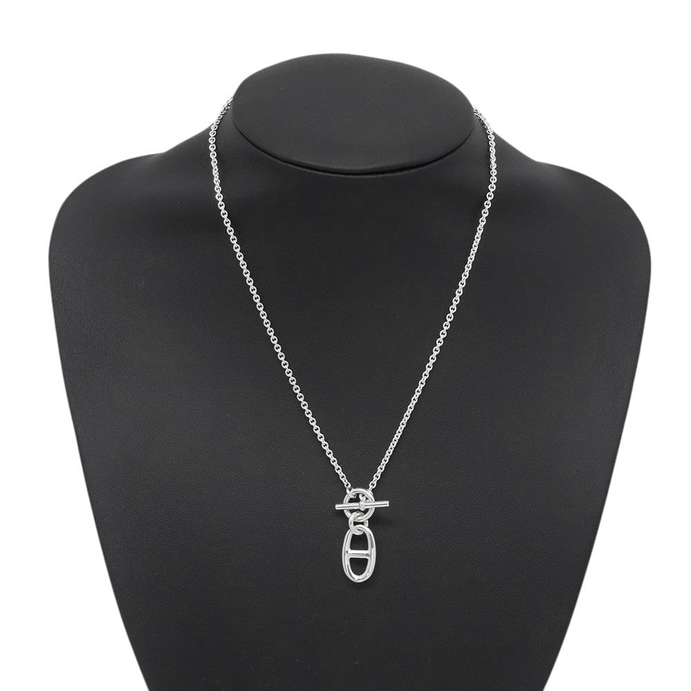 HERMES Chaine d'Ancre Amulette Necklace SV925