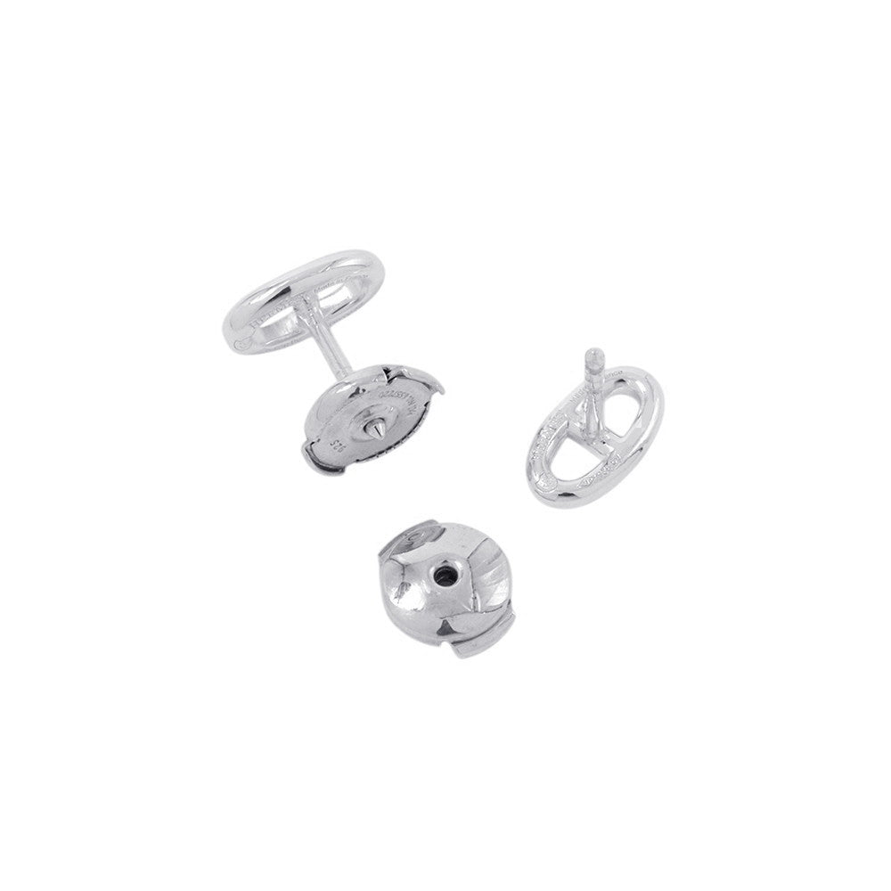 HERMES Farandole Chaine d'Ancre motif Earrings Size TPM SV925