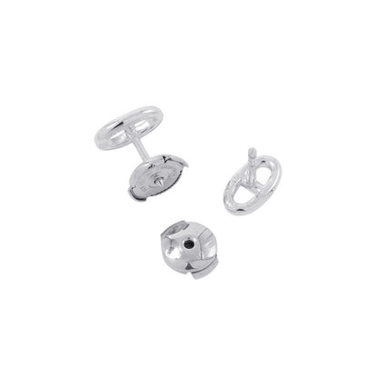 HERMES Farandole Chaine d'Ancre motif Earrings Size TPM SV925