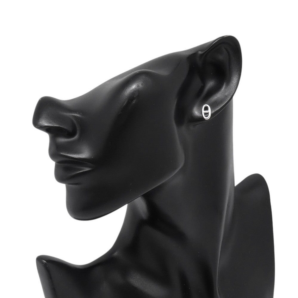 HERMES Farandole Chaine d'Ancre motif Earrings Size TPM SV925