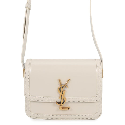 SAINT LAURENT PARIS Solferino Shoulder Bag Ivory634306 Leather Size Small