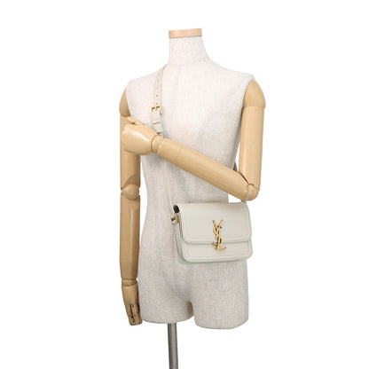 SAINT LAURENT PARIS Solferino Shoulder Bag Ivory634306 Leather Size Small