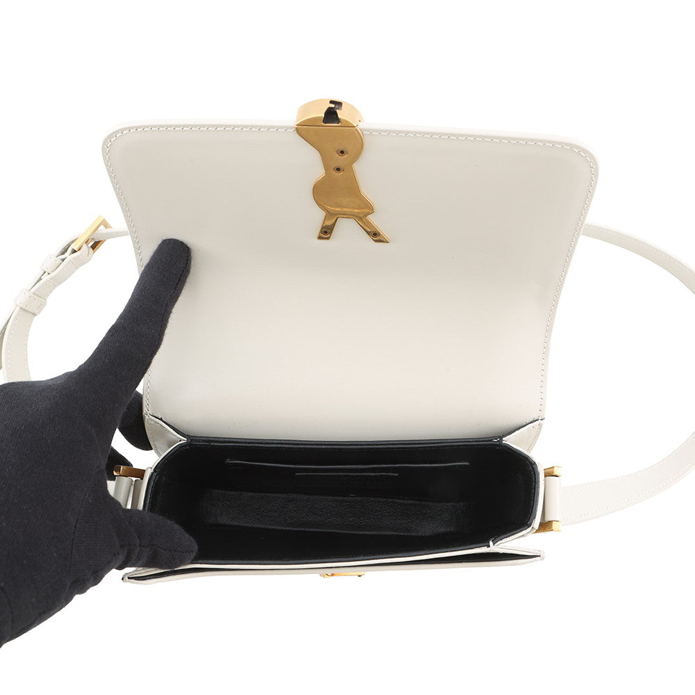 SAINT LAURENT PARIS Solferino Shoulder Bag Ivory634306 Leather Size Small