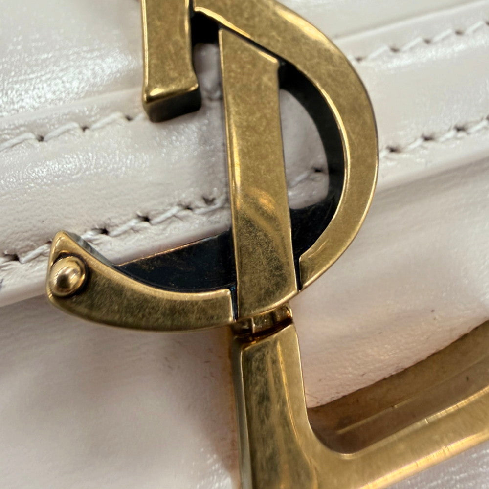SAINT LAURENT PARIS Solferino Shoulder Bag Ivory634306 Leather Size Small
