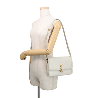 SAINT LAURENT PARIS Solferino Shoulder Bag Ivory634305 Leather Size Medium