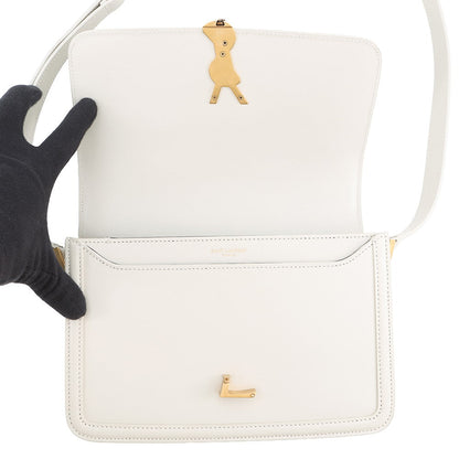 SAINT LAURENT PARIS Solferino Shoulder Bag Ivory634305 Leather Size Medium