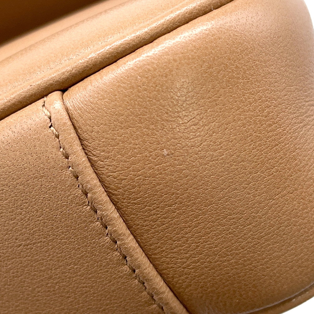 SAINT LAURENT PARIS Loulou Toy Chain Shoulder Bag Natural Tan821749 Lambskin Size Mini